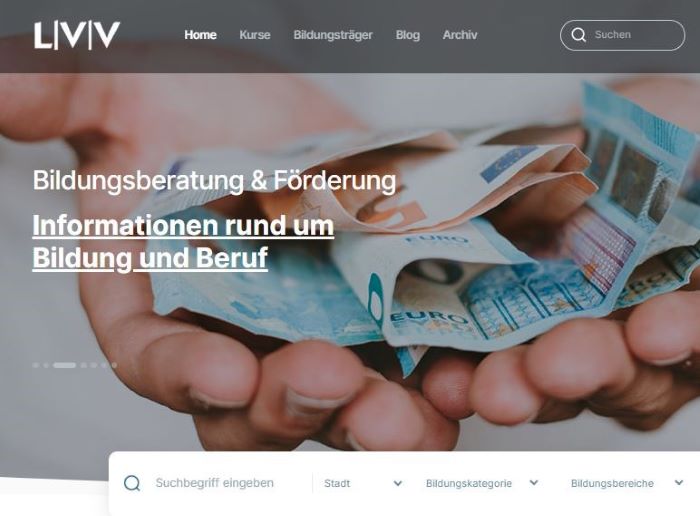 LVV-Bildung.de: Die umfassende Datenbank für Aus- und Weiterbildung