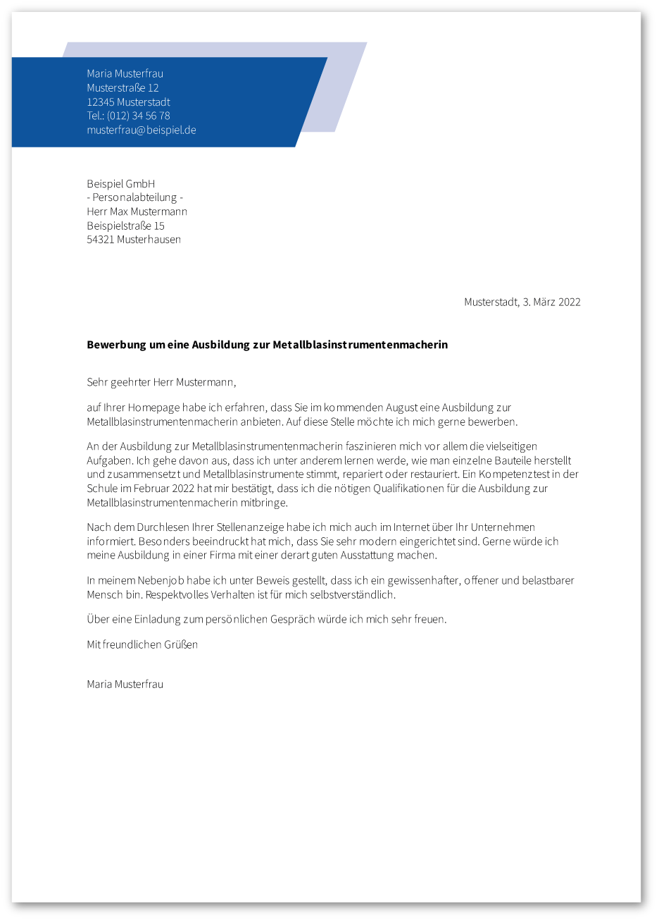 anschreiben-metallblasinstrumentenmacher-metallblasinstrumentenmacherin